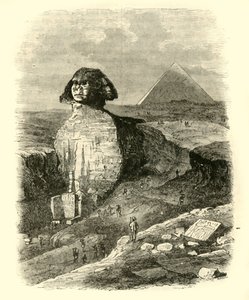 狮身人面像，1890年。 作者 不明