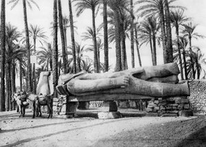 拉美西斯二世雕像，埃及开罗，c1920年代 作者 不明