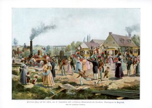 斯托克顿和达灵顿铁路，1825年，1900年 作者 不明