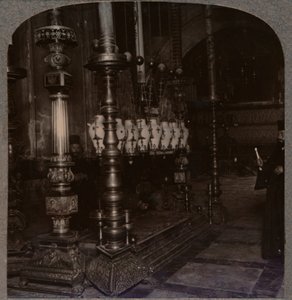 耶路撒冷圣墓教堂的天使报喜石，约摄于1900年 作者 不明