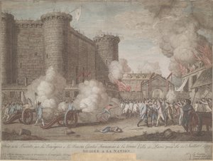 1789年7月14日袭击巴士底狱，1789年 作者 不明
