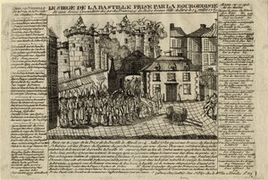1789年7月14日攻占巴士底狱 作者 不明