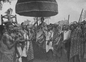被阿基姆（Akim）压制的国王担任国家主席，1902年 作者 不明