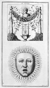 太阳，1757年 作者 不明