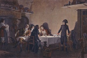 博塞尔晚餐，1793年，1896年 作者 不明
