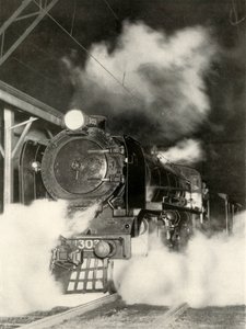 Sydeny Limited在1935-36日下午6时离开墨尔本的Spencer Street车站。 作者 不明