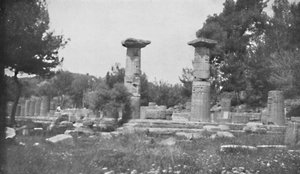 1913年奥林匹亚赫拉神庙 作者 Unbekannt