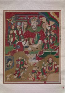 第十任地狱国王，1798年。 作者 不明