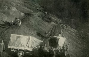 1919年从塞尔维亚退缩。 作者 不明