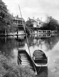 1924-1926年，英格兰萨里，韦布里奇附近的泰晤士河 作者 不明