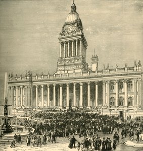 市政厅：露天乐队表演，1898年。 作者 不明