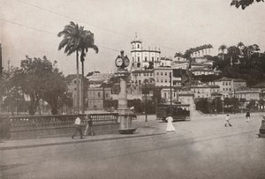 电车经过Praca da Gloria，1914年 作者 不明