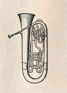 风琴-Contra Bass Tuba，1895年。 作者 不明