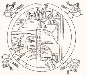 都灵地图，八世纪，1912年 作者 不明