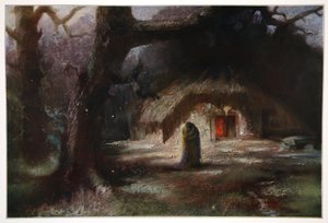 两人在深情的拥抱中重逢》，1906年 作者 不明