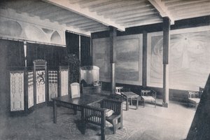 1902年都灵展览会荷兰分部的前庭 作者 不明