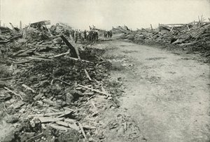 ---的村庄。 ，1919年。 作者 不明