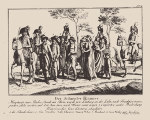 1802年，逮捕了Schinderhannes。 作者 不明
