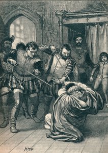 比顿枢机被暗杀，1546年至1905年。 作者 不明
