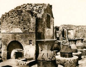 面包店和磨坊，意大利庞贝城，1900年代 作者 不明