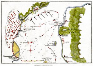 1863年，日本皇家海军对鹿儿岛港口进行轰炸 作者 不明