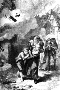 弗吉尼亚州诺福克的焚烧，1776年c1880年 作者 不明