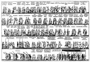 1727年1905年，乔治二世的加冕游行 作者 不明