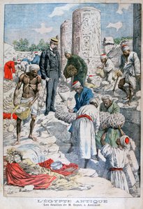 1904年，阿尔伯特·盖耶（Albert Gayet），埃及安蒂诺波利斯（Antinopolis）的发掘 作者 不明