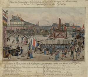 罗伯斯庇尔及其支持者于1794年7月28日被处决 作者 Unbekannt