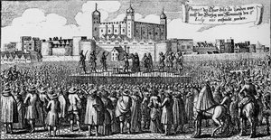 1685年7月15日，伦敦塔希尔，蒙茅斯公爵的死刑1903年 作者 不明