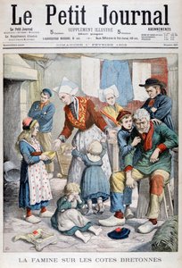 布列塔尼渔民的饥荒，1903年 作者 不明