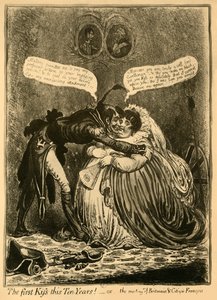 十年来的初吻！ -或-大不列颠及公民弗朗索瓦（1902年，1803年）会议。 作者 不明