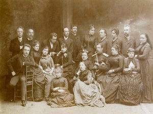 1866年，华沙的第一个戏剧团 作者 不明