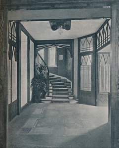 贝伦斯故居的地板和楼梯，由彼得·贝伦斯（Peter Behrens）设计，1901年 作者 不明