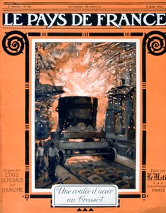 1915年8月5日，法国Le Pays的封面 作者 不明