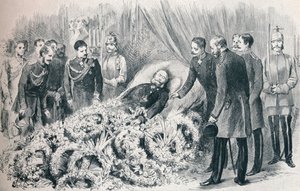 第一位德国皇帝的逝世：威廉一世的病床，1888年，1911年 作者 不明