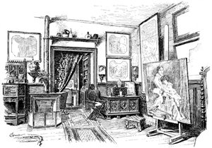 Paul-Jacques-Aime Baudry较小的工作室，c1880-1882 作者 不明