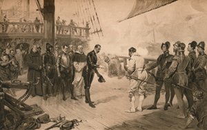 1579年3月1日，唐·安东向弗朗西斯·德雷克爵士投降 作者 不明