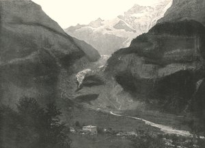 1895年，瑞士格林登瓦德山谷。 作者 不明