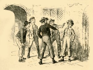 他们沉迷于开玩笑，以牺牲那个戴眼镜的男孩（1907年）为代价。 作者 不明