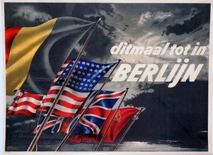 这次直到柏林，比利时亲盟宣传海报，1944年