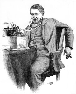 美国发明家托马斯·阿尔瓦·爱迪生（Thomas Alva Edison），c1906年 作者 不明