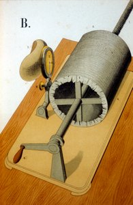 托马斯·阿尔瓦·爱迪生（Thomas Alva Edisons）的第一张留声机，1878年 作者 不明