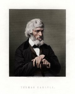 托马斯·卡莱尔（Thomas Carlyle），苏格兰散文家，讽刺作家和历史学家，19世纪中叶 作者 不明