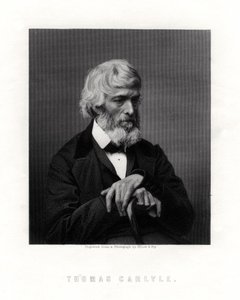托马斯·卡莱尔（Thomas Carlyle），苏格兰散文家，讽刺作家和历史学家，19世纪中叶 作者 不明