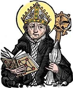 托马斯·贝克特（Thomas a Becket）1118-1170年，英国教堂圣人和烈士，1493年 作者 不明