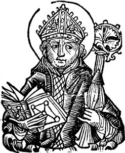 托马斯·贝克特（Thomas a Becket）1118-1170，英国教堂圣人和烈士，1493年 作者 不明