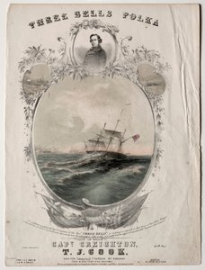 三铃波尔卡，1854年。 作者 不明