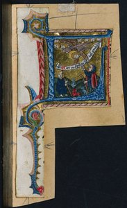 奖杯上的三个插曲：首字母L代表牧羊人，c。 1470-1500。 作者 不明
