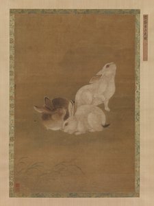 三只兔子。 作者 不明